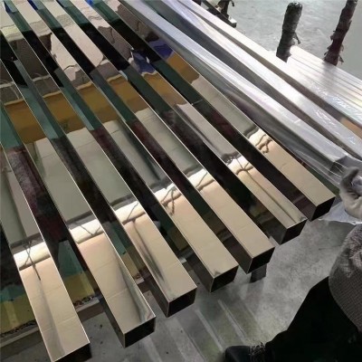 厂家生产201/304不锈钢方通扁管装饰圆管 抛光拉丝不锈钢管材现货图4