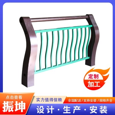 桥梁灯光防护栏 不锈钢LED灯光照明护栏 景区风光照明风景护栏图4