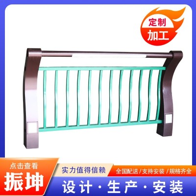 桥梁灯光防护栏 不锈钢LED灯光照明护栏 景区风光照明风景护栏图2