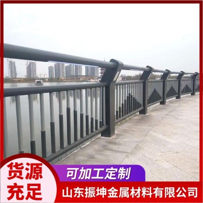 不锈钢防撞护栏 喷塑栏杆 道路桥梁道路隔离杆 304不锈钢防护栏图5