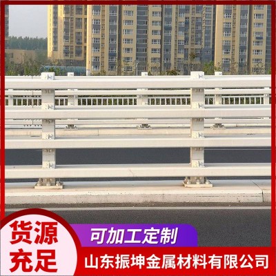 不锈钢防撞护栏 喷塑栏杆 道路桥梁道路隔离杆 304不锈钢防护栏图3