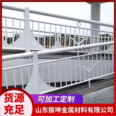 不锈钢防撞护栏 喷塑栏杆 道路桥梁道路隔离杆 304不锈钢防护栏图2