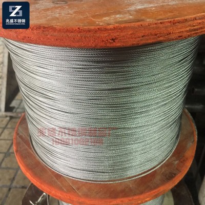 201不锈钢钢丝绳8.0mm 7*19 升降牵引起重绳威亚道具登山钢丝绳图3