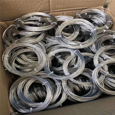 304不锈钢钢丝绳 不锈钢包胶钢丝绳 吊灯钢丝绳加工 鸡心环加工图2