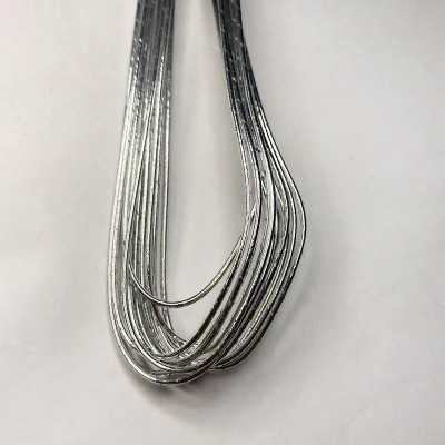 厂家供应pvc不锈钢金属包铁丝手工制作彩色花艺铁丝编织装饰品图2