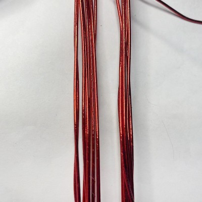 小红轴 1.2mm100米不锈钢材烤漆丝 工艺品镀锌丝 花艺铁丝金属丝图4