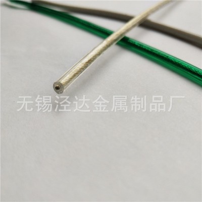 定制6x7 7x7涂塑镀铜绳 不锈钢包胶钢丝绳 包胶涂塑钢丝绳图2
