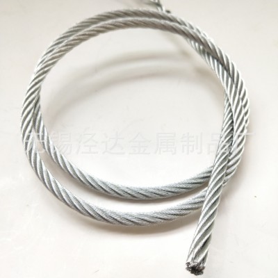 厂家钢丝绳定制 2.3 7x19不锈钢钢丝绳 晾衣绳起重绳 包胶钢丝绳图3