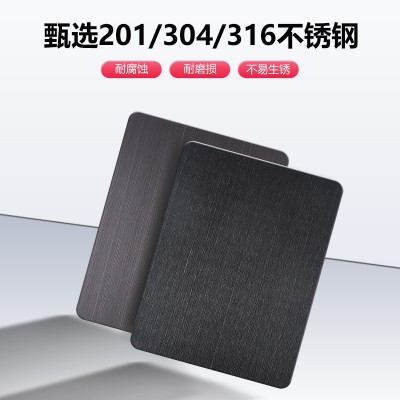 不锈钢拉丝板 不锈钢彩板 304不锈钢板 黑色拉丝装饰板 按需制定图2