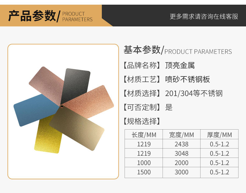 不锈钢喷砂板