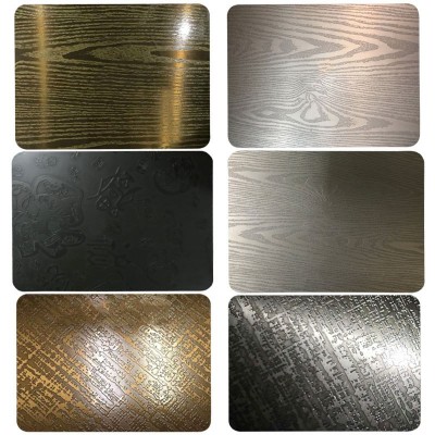 镜面彩色不锈钢304不锈钢板 阳极氧化电梯门窗金属装饰板定制加工图2