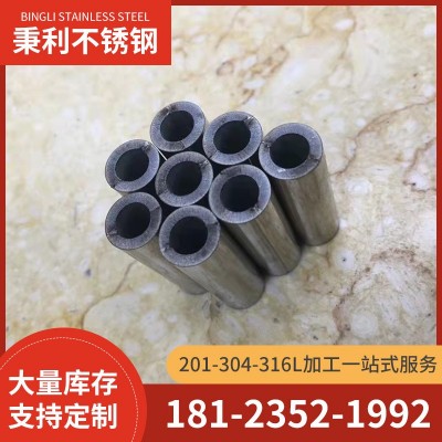 厂家304不锈钢精密管无毛刺切割 201激光毛细管空心管水切割 倒角