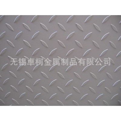供应不锈钢304防滑耐压剪折花纹板定制压花不锈钢耐高温花纹板图2