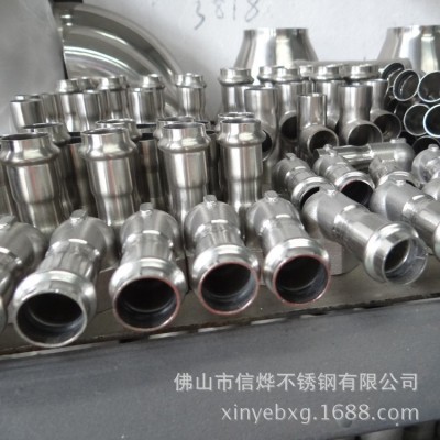 顺德信烨 304薄壁不锈钢水管 卡压式不锈钢弯头 卫生级不锈钢弯头图4