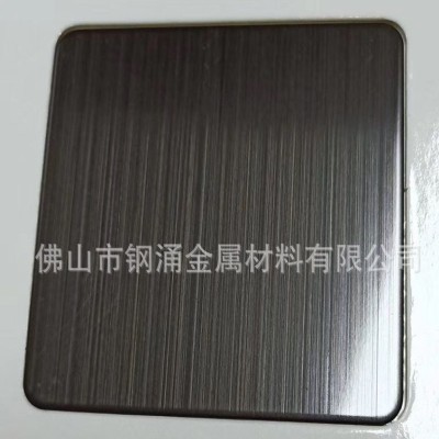 拉丝黑色不锈钢201 304 黑钢 承接焊接加工图2