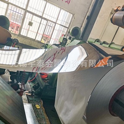 厂家供应430不锈钢带 0.6mm 0.8mm厚度冷轧钢带 薄板分条开平图4