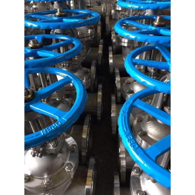 【温州工厂】304不锈钢法兰闸阀Z41W-16P国标美标法兰式截流阀门图4