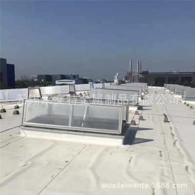 无锡通风设备天窗供应钢结构厂房通风气楼304不锈钢启闭式气楼图4