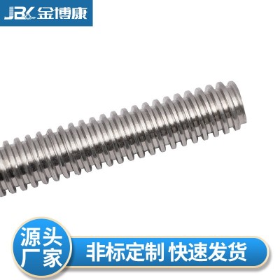 201/304/316不锈钢梯型螺栓全螺纹螺丝牙条丝杆通丝吊杆厂家批发图3