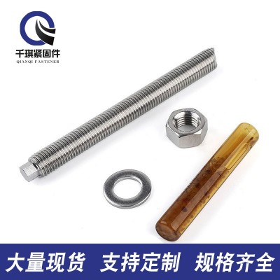 不锈钢化学锚栓 建筑304定型化学锚栓 201药剂锚固螺栓机械锚栓图4
