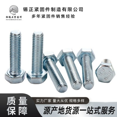 现货供应六角头螺栓 不锈钢外六角头螺栓 加长全牙半牙六角头螺栓图2