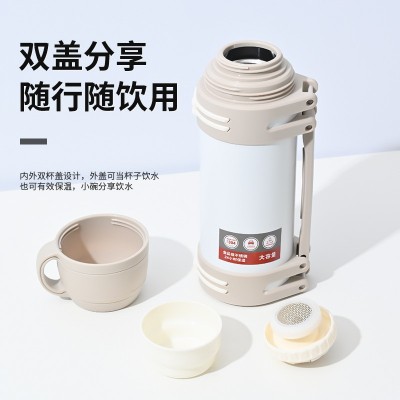 新品君恒304不锈钢保温壶 大容量便携户外旅行车载壶礼品水杯刻字图4