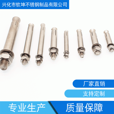 现货批发不锈钢花篮螺丝M6-M18紧固件304不锈钢膨胀螺丝膨胀钩图3