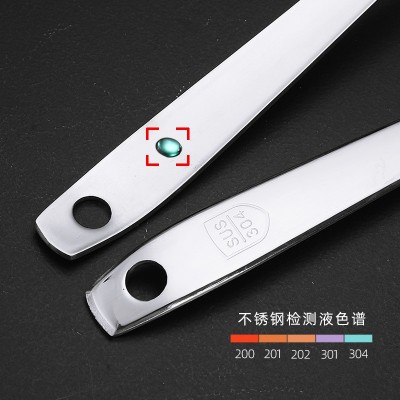 304不锈钢汤勺漏勺 家用烹饪火锅勺加厚加深汤壳漏公用勺 子批发图2