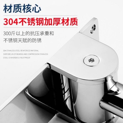 残疾人扶手 304不锈钢卫生间浴室厕所防滑把手U型上翻无障碍扶手图3