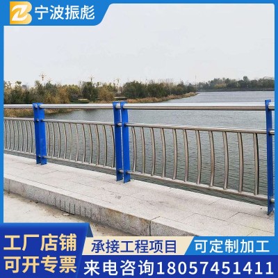 浙江桥梁护栏不锈钢河堤栏杆景观桥梁防撞护栏河道护栏复合管栏杆图5