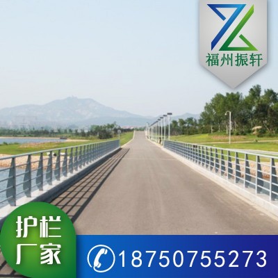福州不锈钢桥梁护栏景观河道护栏仓山桥梁防撞栏杆河堤复合管栏杆图3
