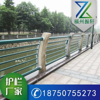 福州不锈钢桥梁护栏景观河道护栏仓山桥梁防撞栏杆河堤复合管栏杆图4