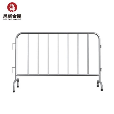 批发不锈钢铁马护栏移动栏杆交通防护围栏地铁临时隔离栏图5