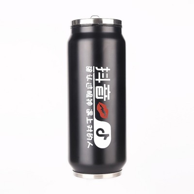 创意可乐罐保温杯不锈钢易拉罐水杯个性车载杯儿童学生吸管杯批发图5