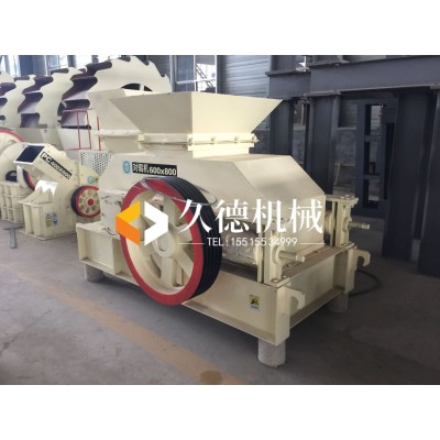 对辊制砂机 鹅卵石对辊制砂机 小型液压辊式破碎机械设备图5