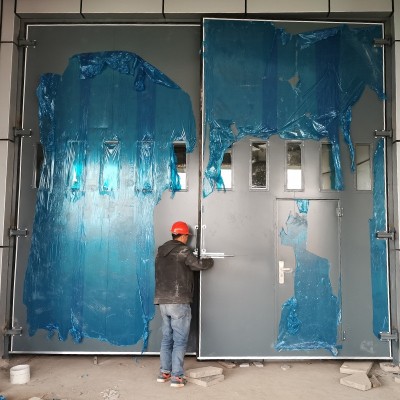 厂家定制变压器室门配电室仓库不锈钢变压器室门百叶窗变压器室门图3