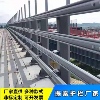 不锈钢桥梁护栏景观桥梁护栏 钢丝绳河道高架桥防撞桥梁护栏厂家图3