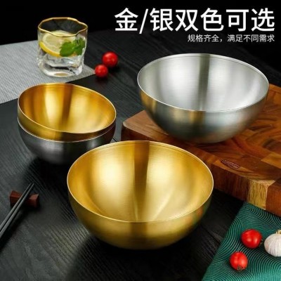 厂家直销不锈钢食品级韩式沙拉碗水果凉拌碗拌面螺蛳粉碗泡面碗图4
