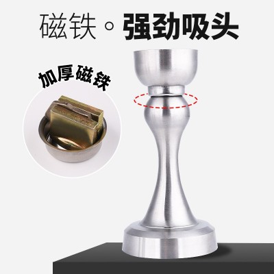 打孔304不锈钢磁性地吸 磁力防撞加厚门吸门挡门碰 五金门窗配件图4