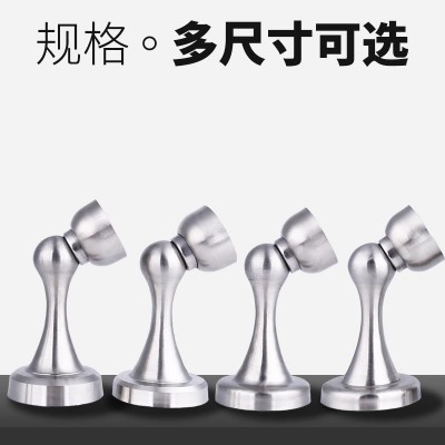 打孔304不锈钢磁性地吸 磁力防撞加厚门吸门挡门碰 五金门窗配件图3