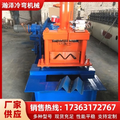 水槽机冷弯成型设备 建筑用止水钢板生产线 追剪冲孔W型水槽机图1