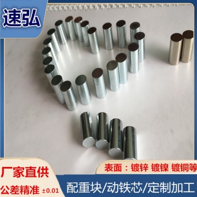 电磁阀配件 不锈钢材质纯铁铁芯 动铁芯 先导头组件 汽车配件图1