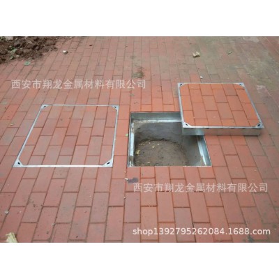 厂家加工定制700*700不锈钢隐形井盖 800*800各种尺寸加工图3