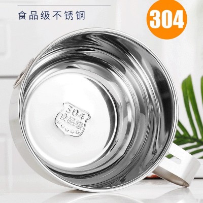 不锈钢泡面碗快餐杯饭菜分离碗油菜分离杯学生杯碗304不锈钢饭盒图2