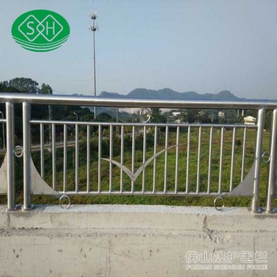 增城桥梁景观防撞栏 304不锈钢复合管栏杆 人行天桥灯光围栏图2