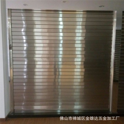 厂家直销不锈钢卷闸门304店铺商场家用车库门快速 防盗遥控卷帘门图2