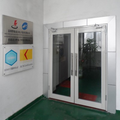 不锈钢防火玻璃门 甲级防火门 黑钛不锈钢玻璃 证书齐全 可过消防图4