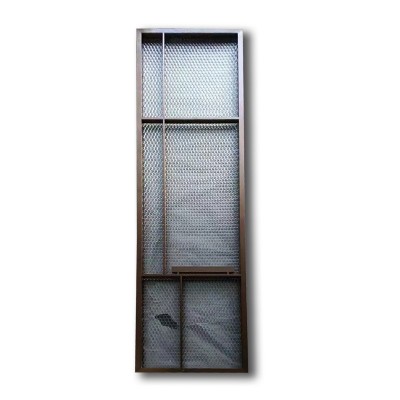 镂空隔断不锈钢编制网屏风家用现代简约背景墙卧室金属装饰花格图5
