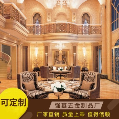 厂家直供 仿古雕刻不锈钢护栏 别墅酒店艺术屏风围挡栏量大从优图2