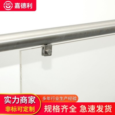不锈钢隔离护栏 机场车站地铁站用防护围栏商场活动护栏玻璃护栏图2